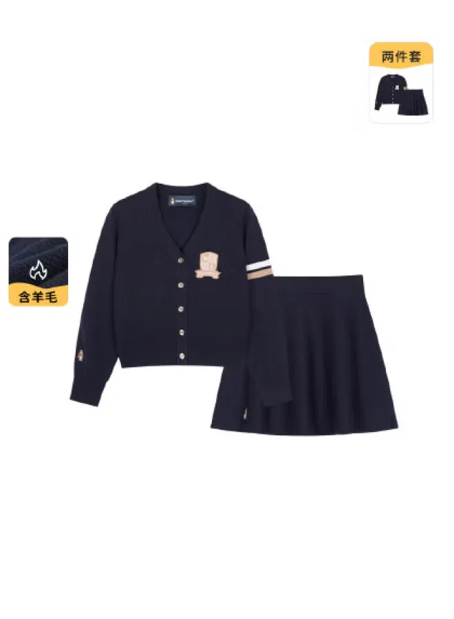 Комплект с вязаным жакетом и юбкой Hush Puppies