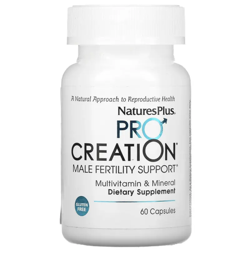 

Поддержка мужской фертильности ProCreation, 60 капсул, NaturesPlus