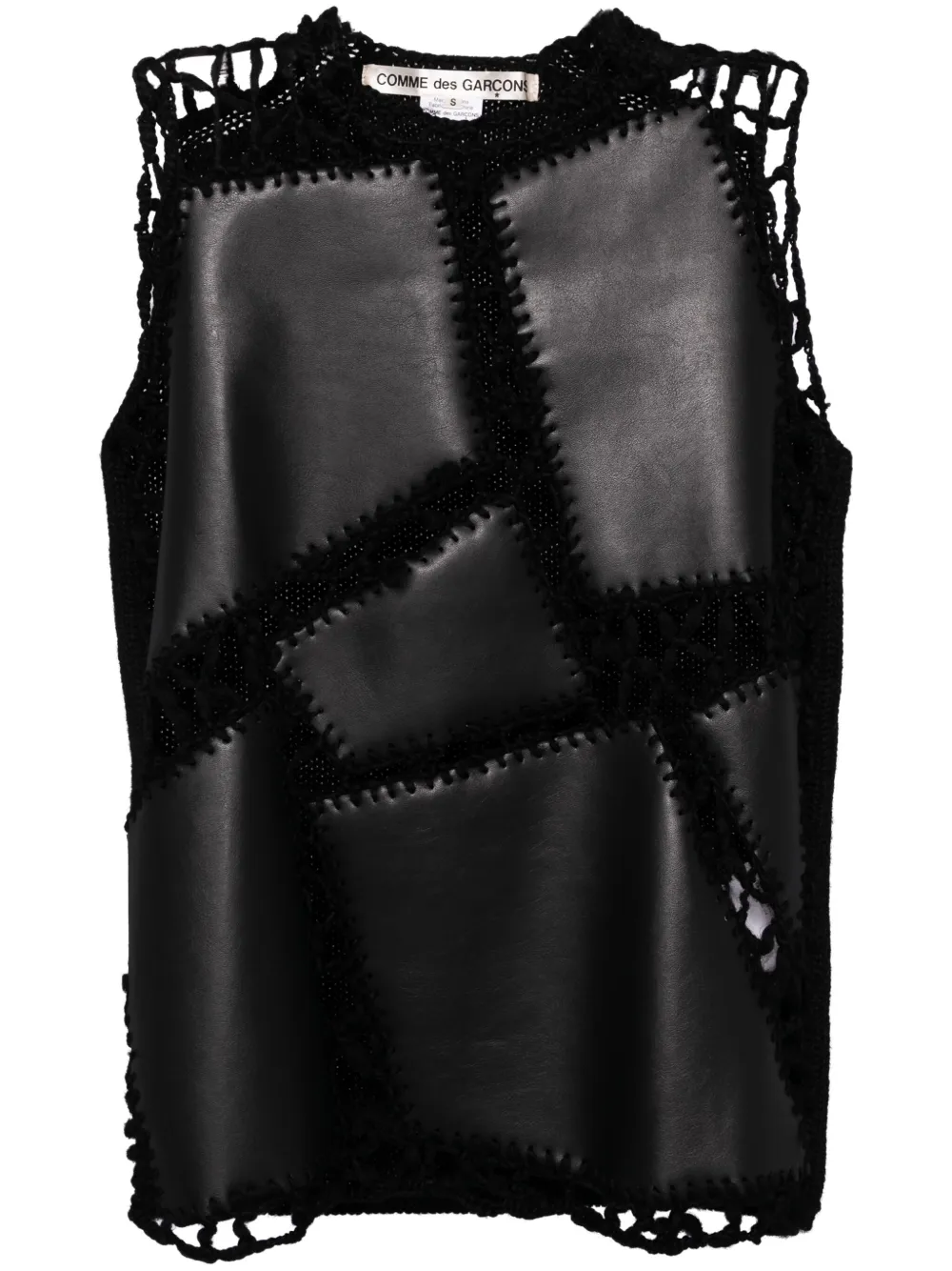 

Жилет рыхлой вязки COMME DES GARCONS, черный