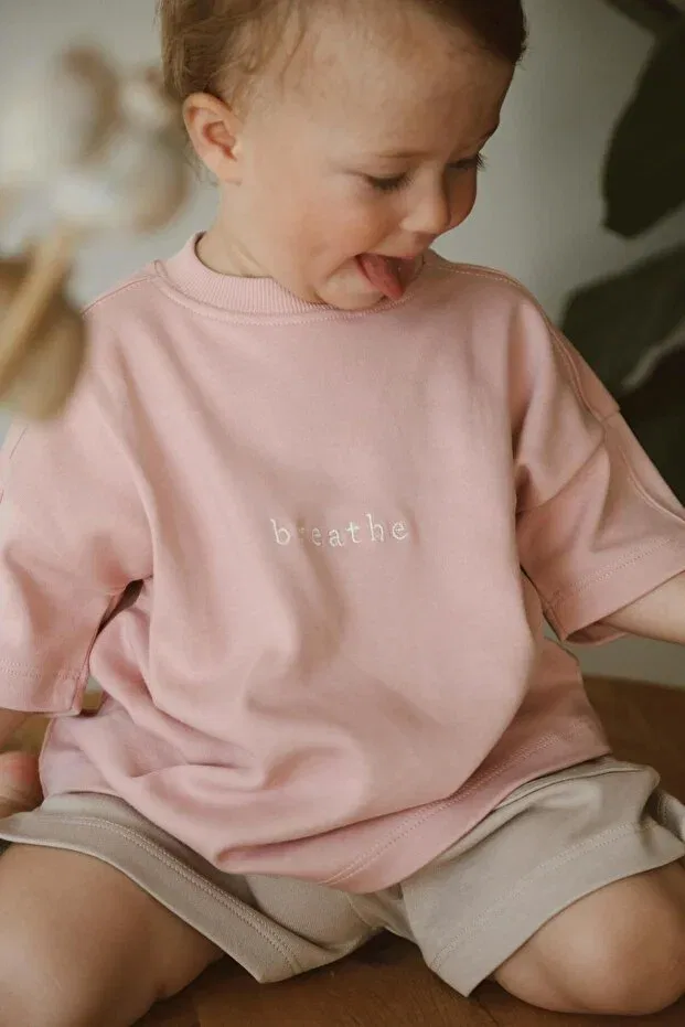 Детская футболка с вышивкой для девочек Oh La La Koala For Little Ones, Pink — фото 3