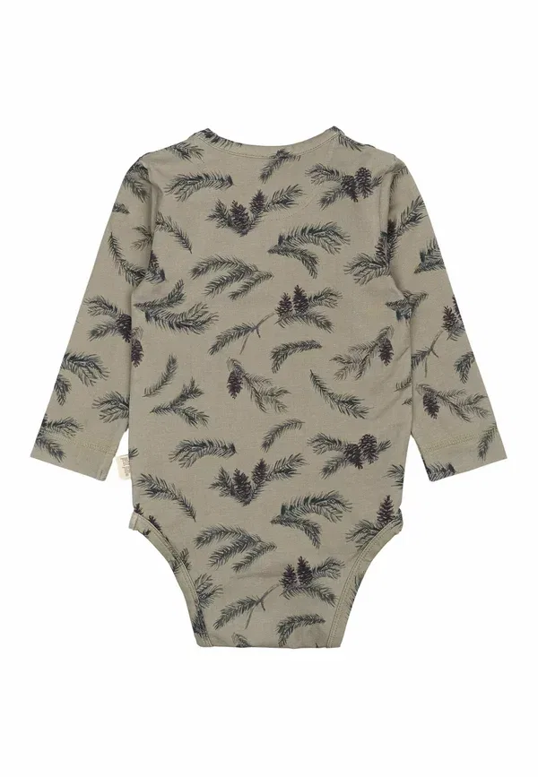 Футболка хлопковая Printed Petit Piao, pine, сосновый — фото 2