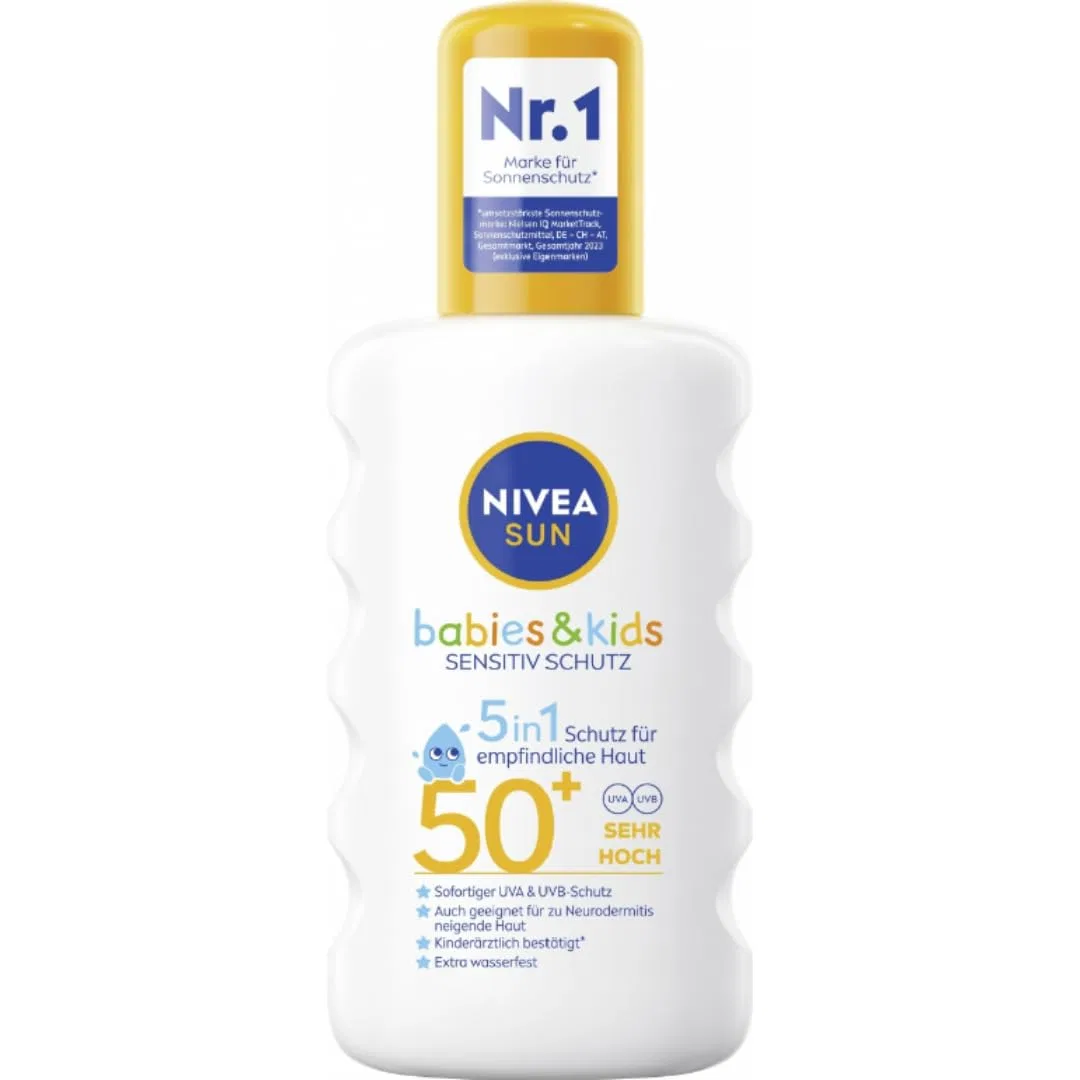 Солнцезащитный спрей для детей SPF 50+, Pufai, 3 шт по 200 мл, Алоэ Вера — фото 2