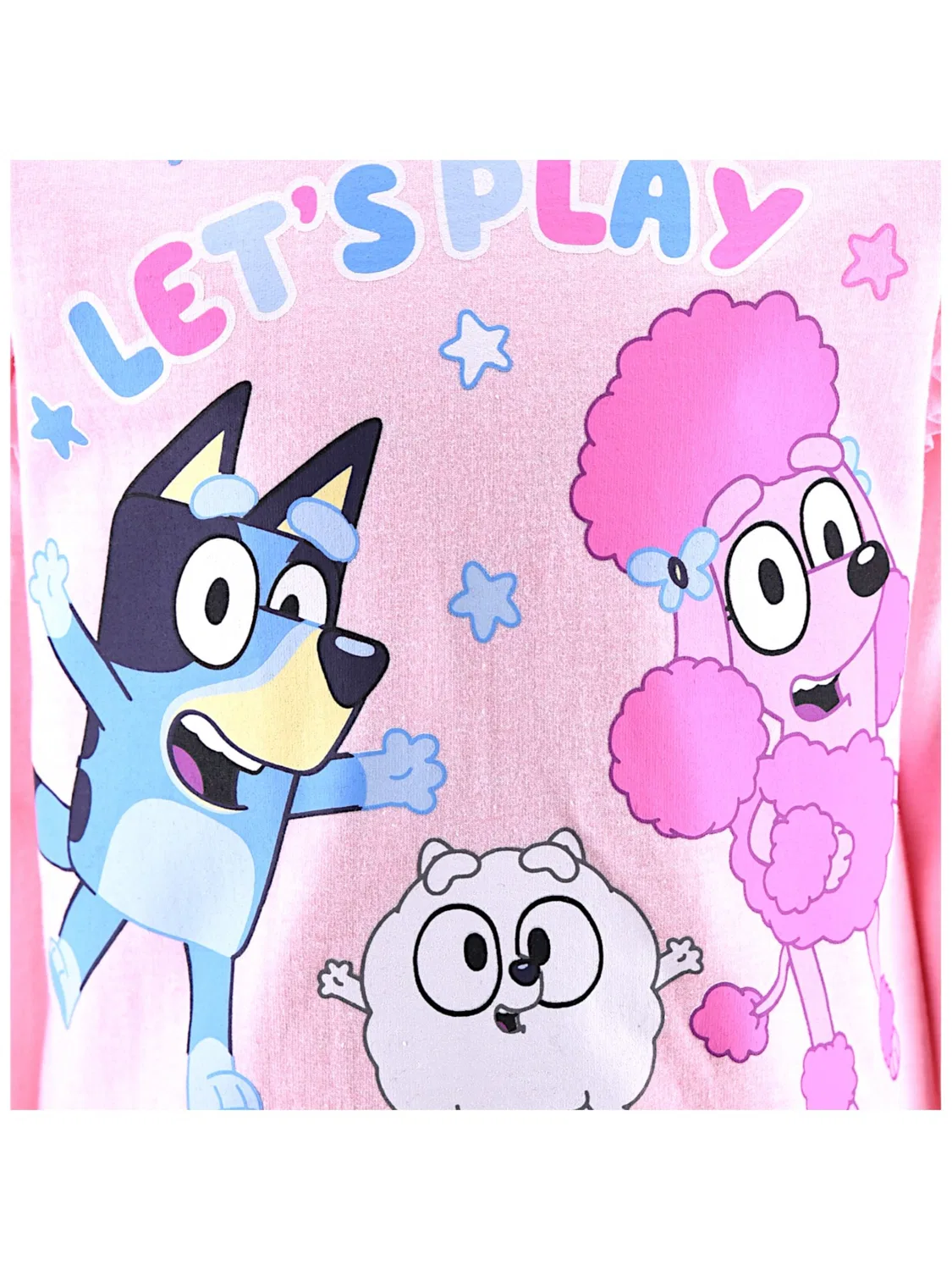 Толстовка Bluey в розовом цвете — фото 3