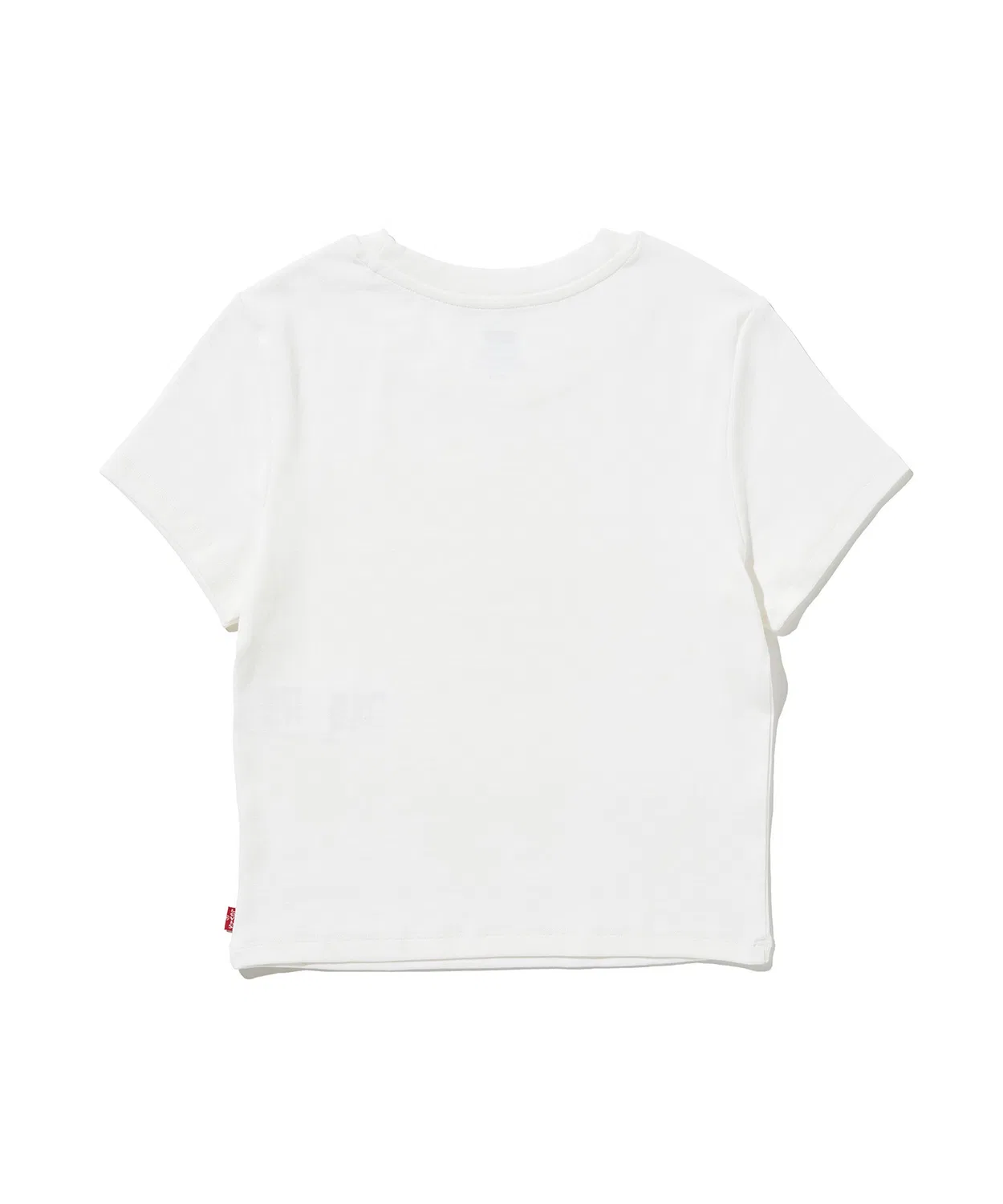 Женская футболка с коротким рукавом хлопковая Essential Baby T-Shirt Levi's, White — фото 4