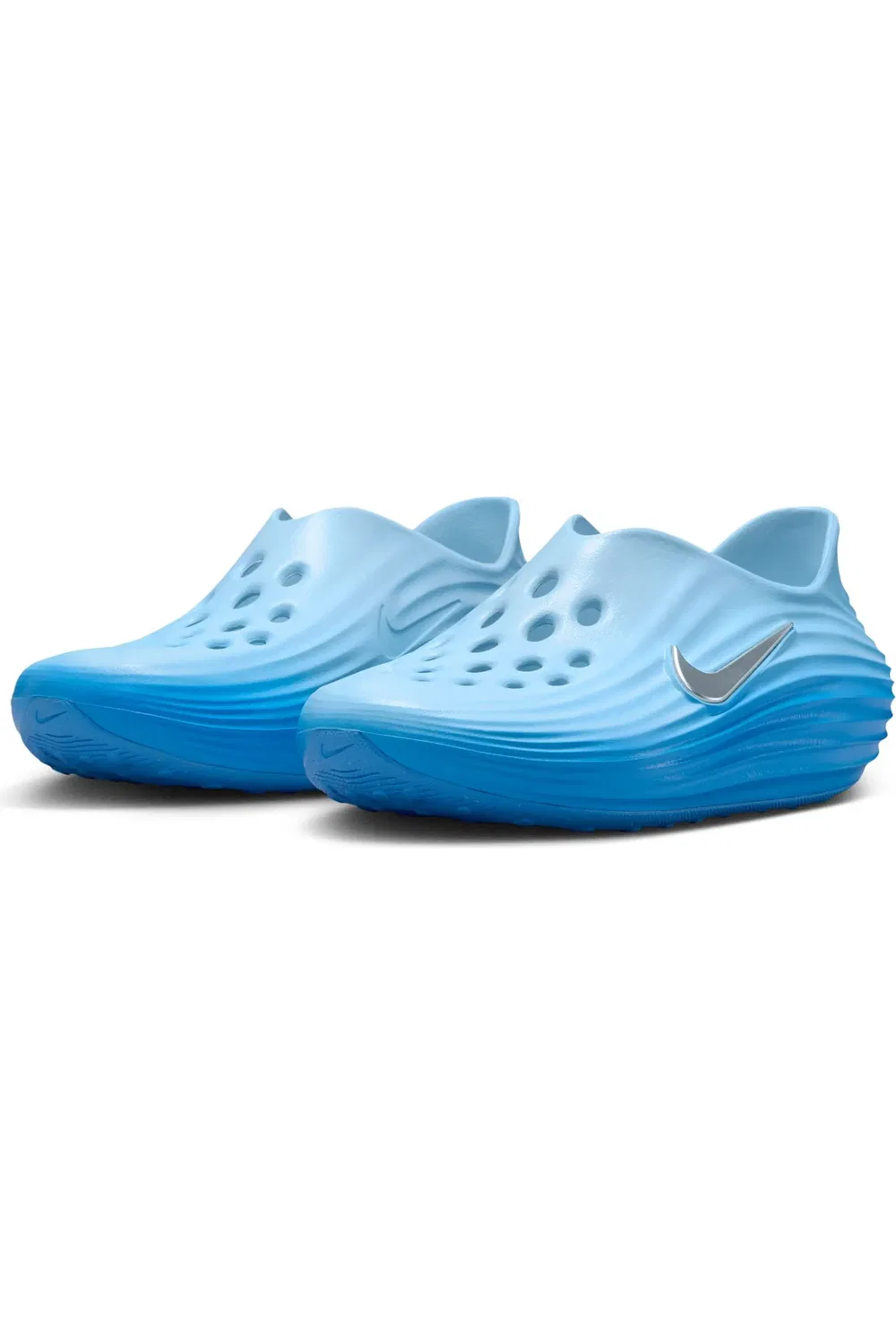 Детские кроссовки slip-on на пеноматериале ReactX Rejuven8 Nike, 402 G Blue/M Silv