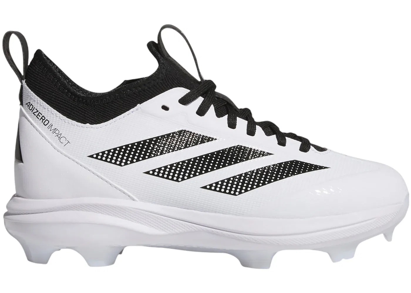 Детские бутсы для футбола Adidas Adizero Impact 2.0 TPU, цвет Cloud White/Core Black/Core Black