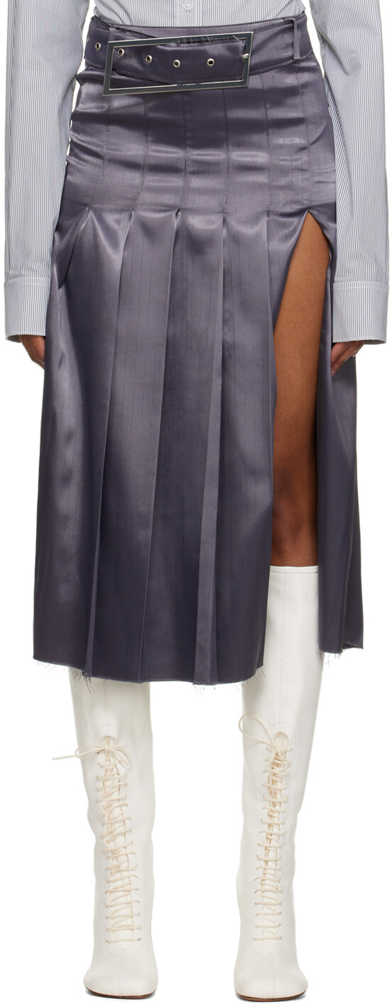 

Эксклюзивная серая юбка-миди SSENSE Work Capsule Nimue 16Arlington