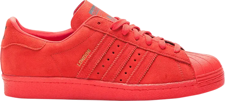 

Кроссовки Adidas Superstar 80s 'London', красный