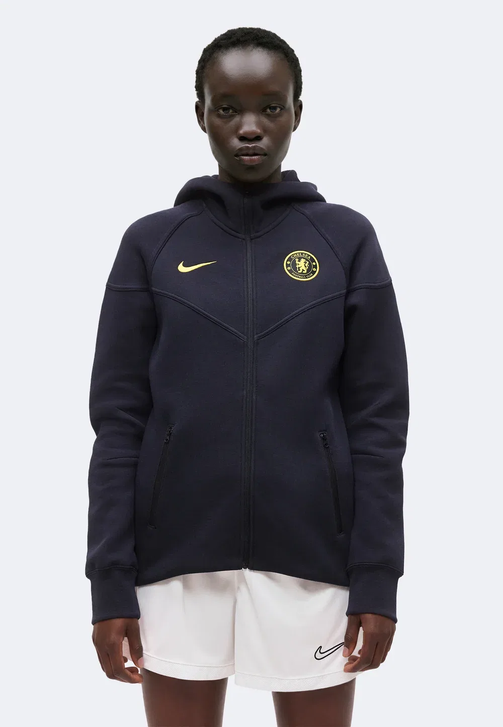 Cfc - толстовка на молнии Nike Performance, Pitch Blue/Midwest Gold-Coloured