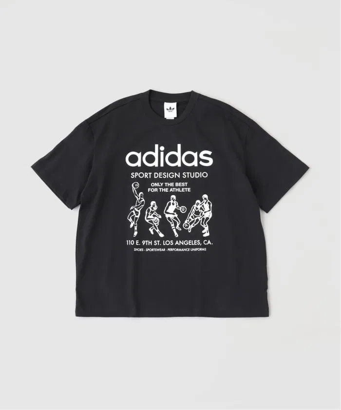 Мужская футболка с принтом Only The Best For The Athlete Adidas Originals, Black — фото 2