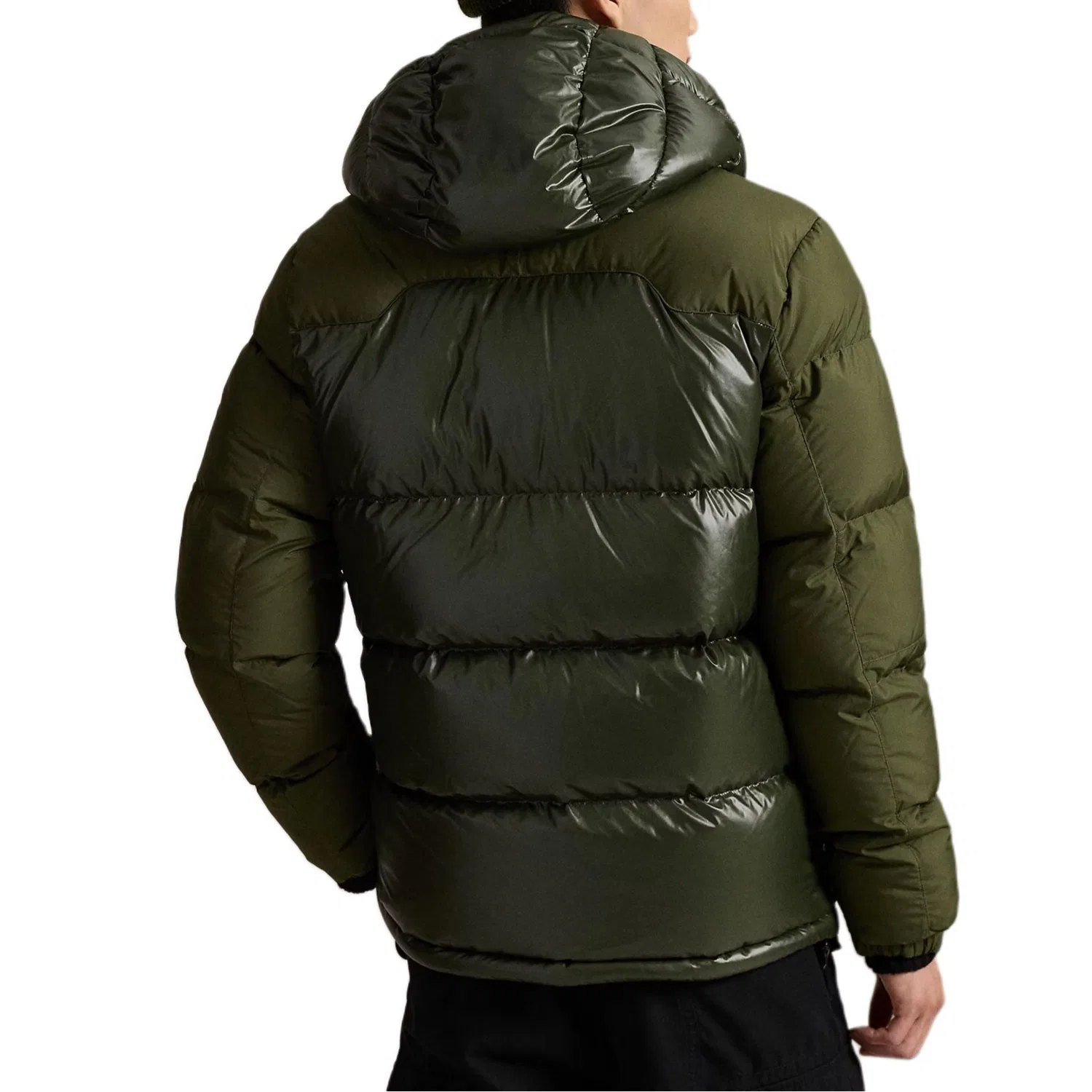 Мужская куртка пуховик с капюшоном и молнией Polo Ralph Lauren — фото 3