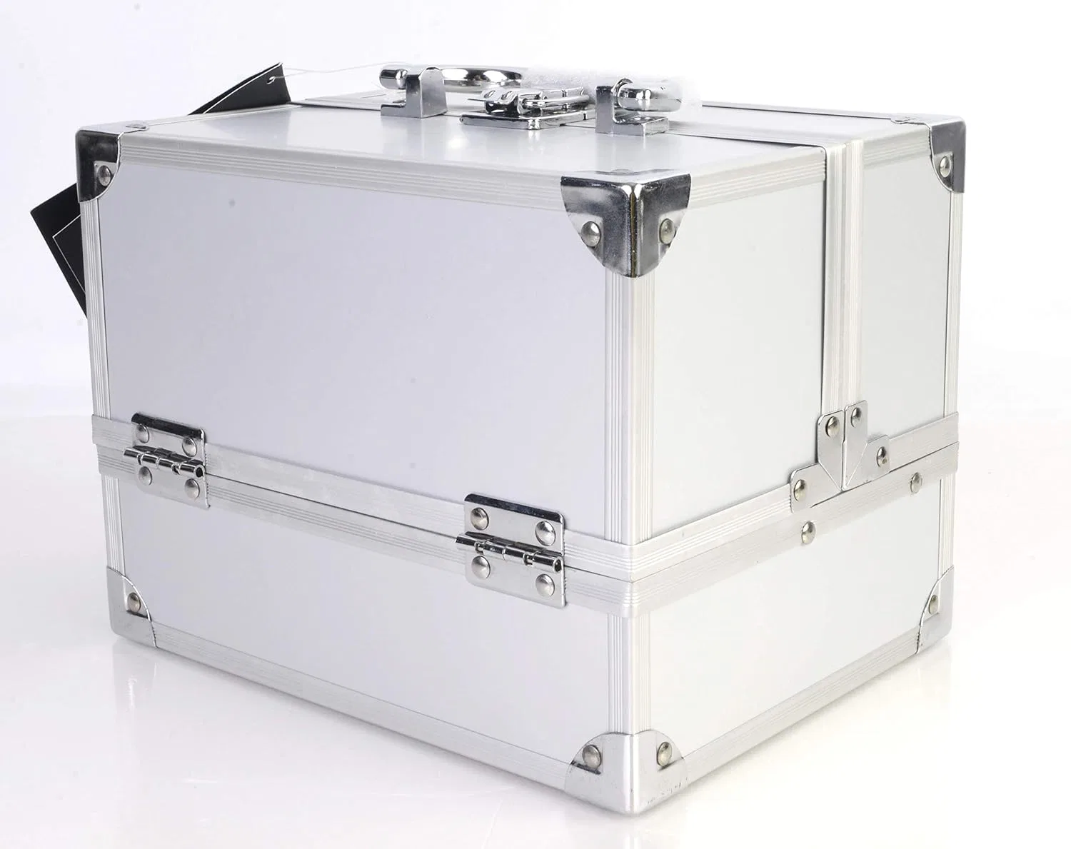 Набор косметики Clear Vanity Case, Markwins, 20 теней, 4 румян, 4 бронзера, 3 стробинга, 6 блесков, 3 контурных карандаша, 3 помады, 2 кисти, многоцветный — фото 4