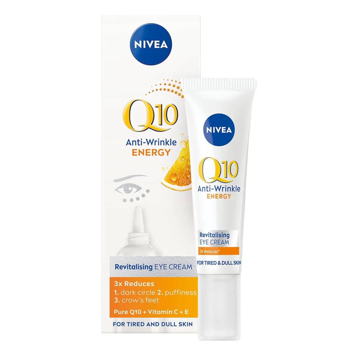 Крем для глаз NIVEA Q10 Energy Fresh Look, 15 мл