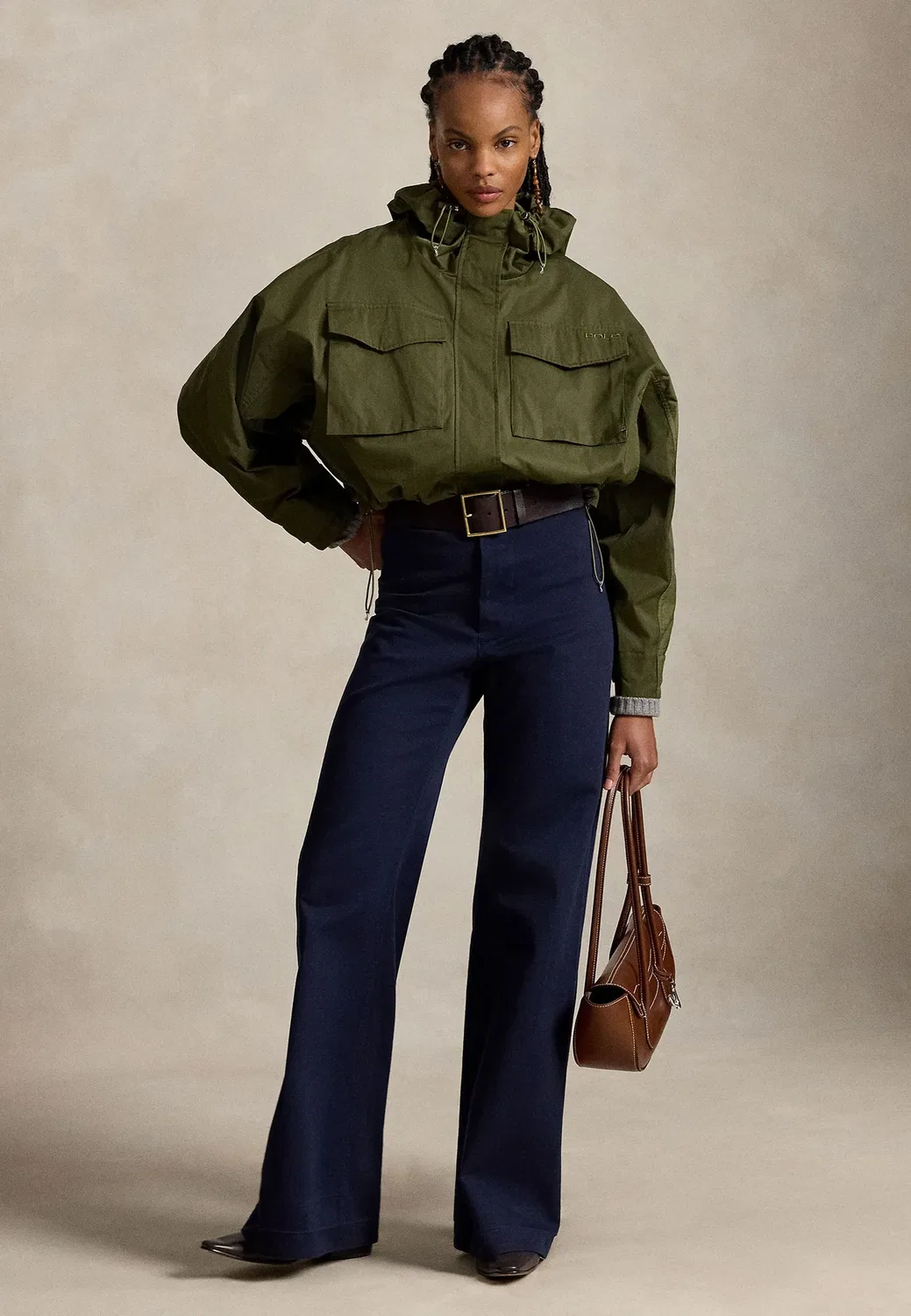 Укороченная ветровка - ветровка Polo Ralph Lauren, New Olive — фото 2