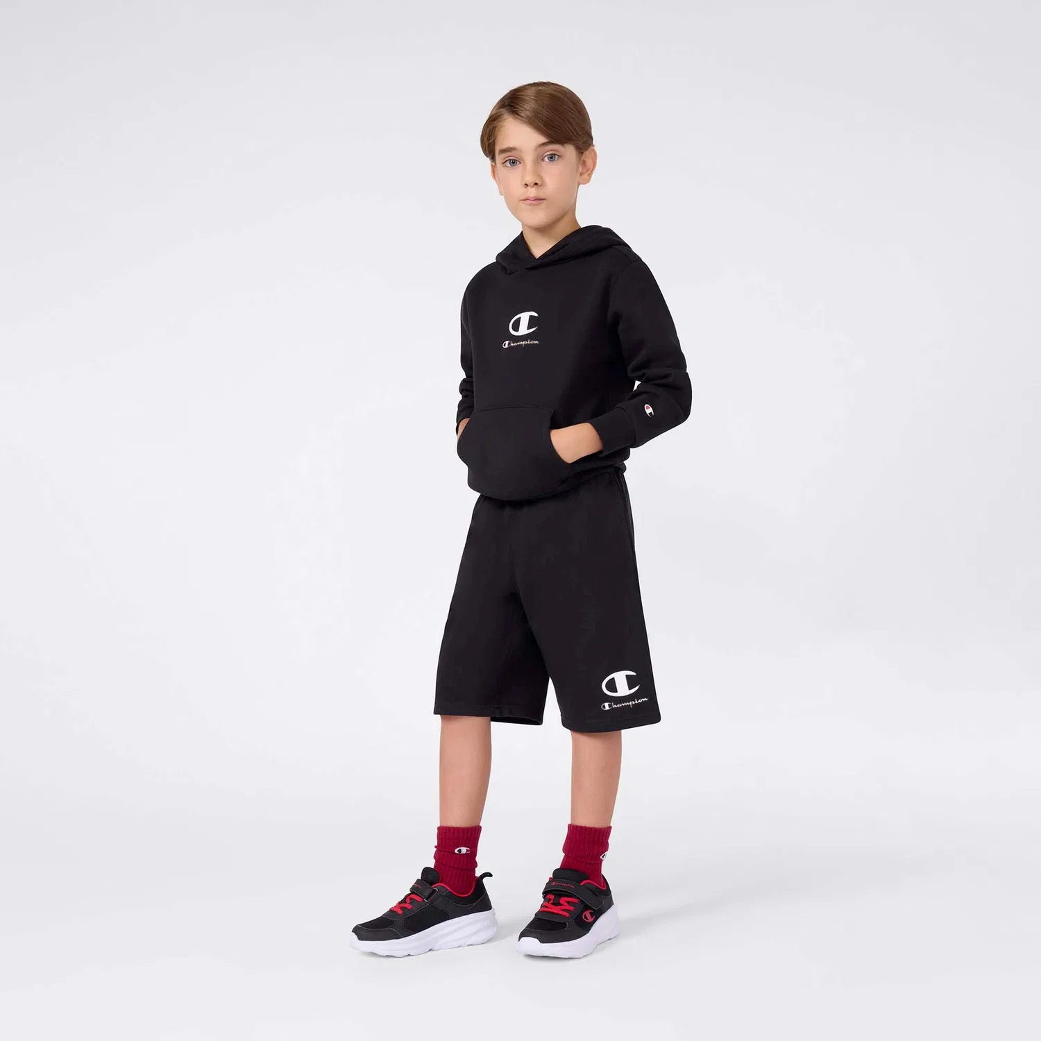 Детские шорты из футера Champion Shorts Champion, Цвет Schwarz — фото 4