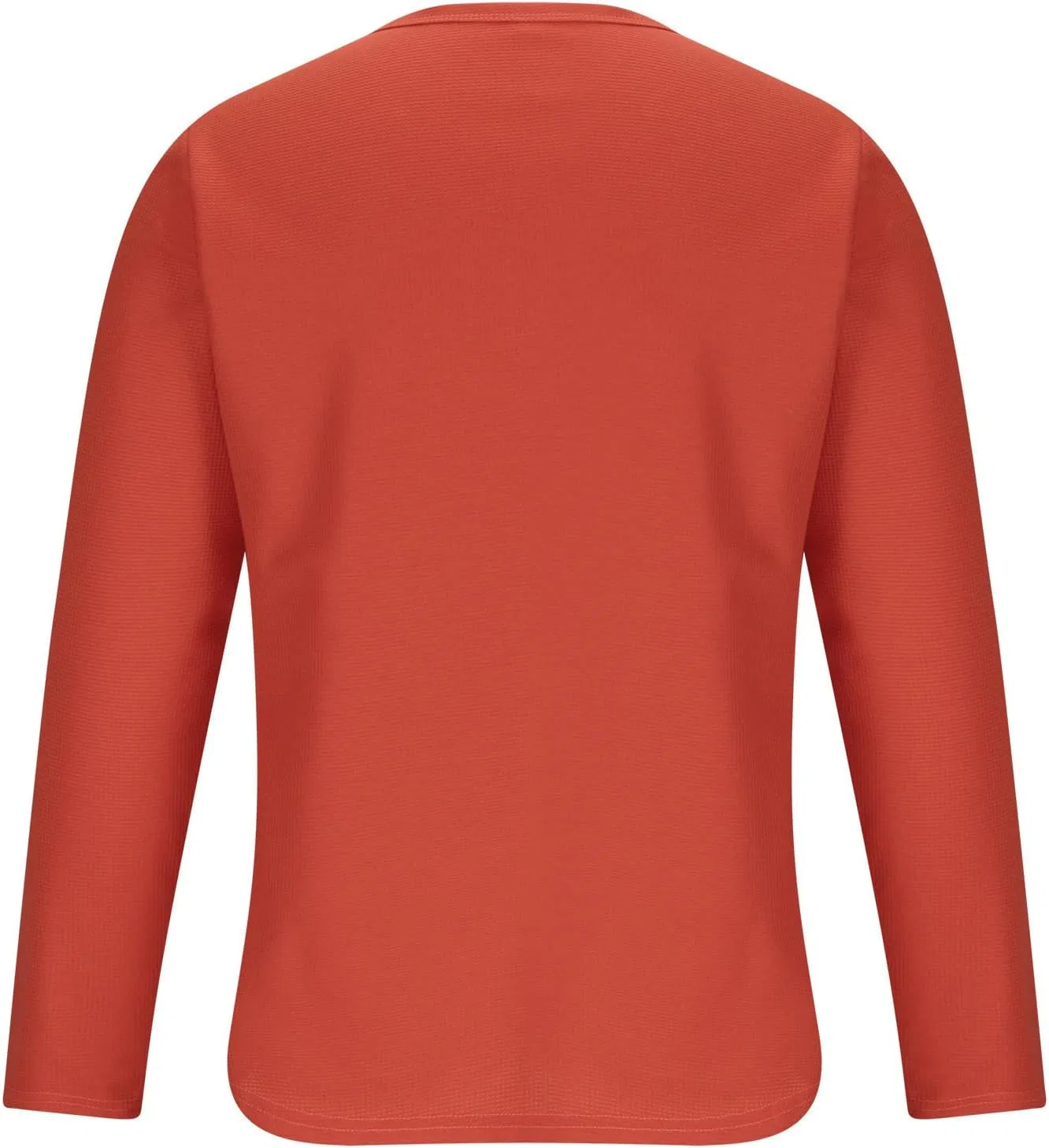Мужская футболка с V-образным вырезом длинным рукавом Regular Fit, Orange — фото 4
