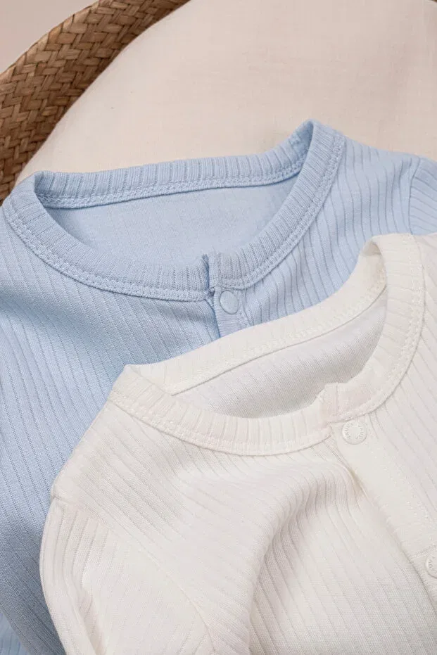 Детский комбинезон с длинным рукавом Basics Vauva, Blue — фото 2