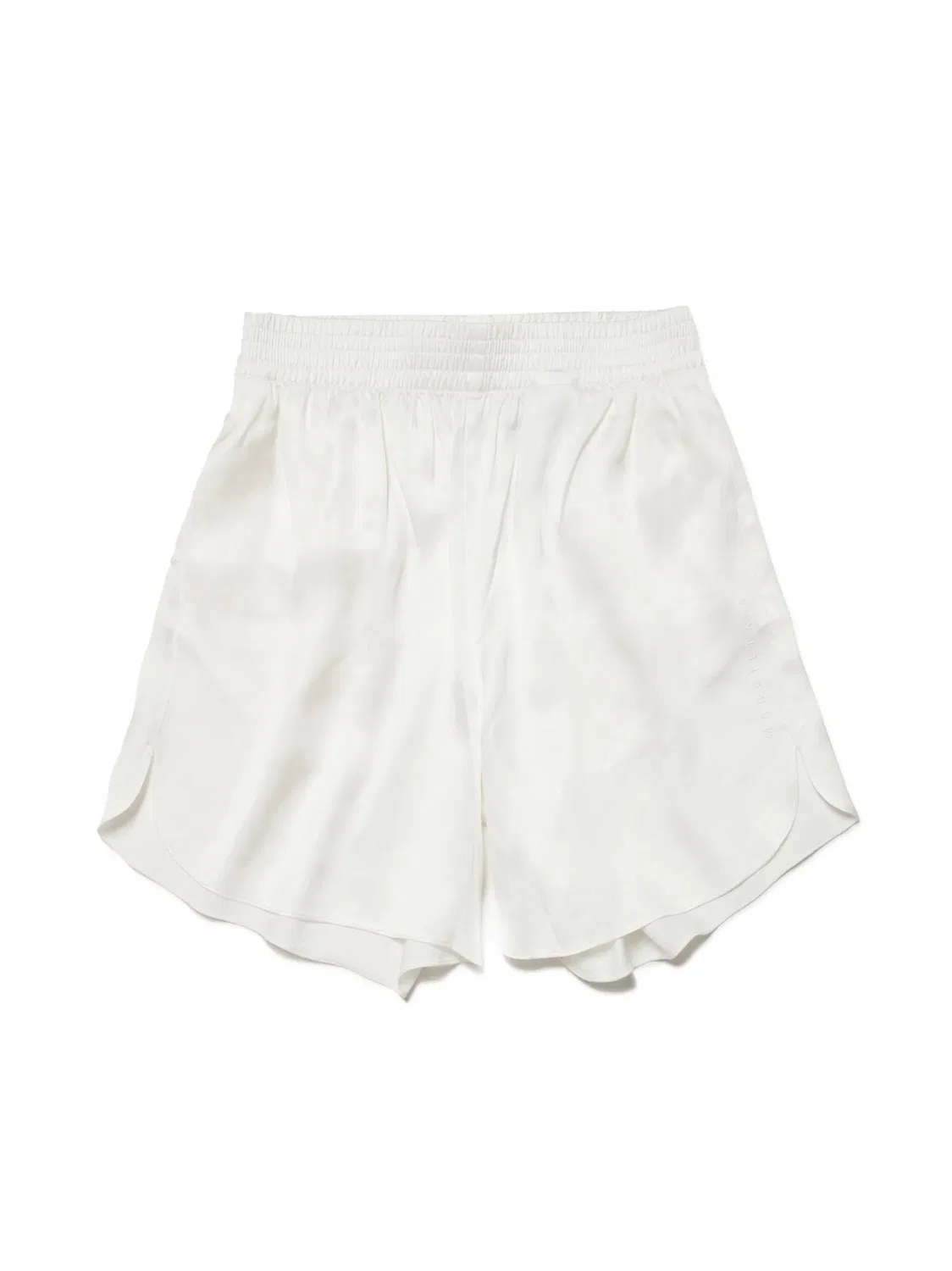 MM6 Maison Margiela Белые шорты с эластичным поясом