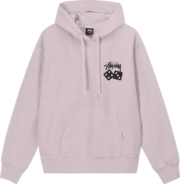 

Худи Stussy Dice Pigment Dyed Hoodie 'Blush', фиолетовый