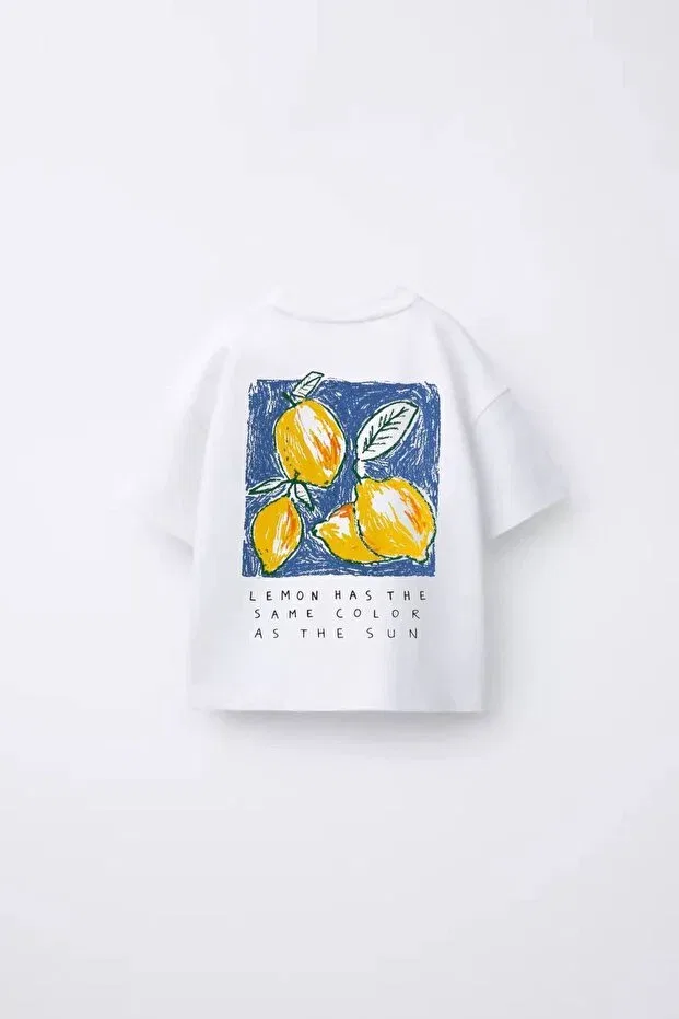 Детская футболка для девочек с принтом Nzm Kids, White — фото 2