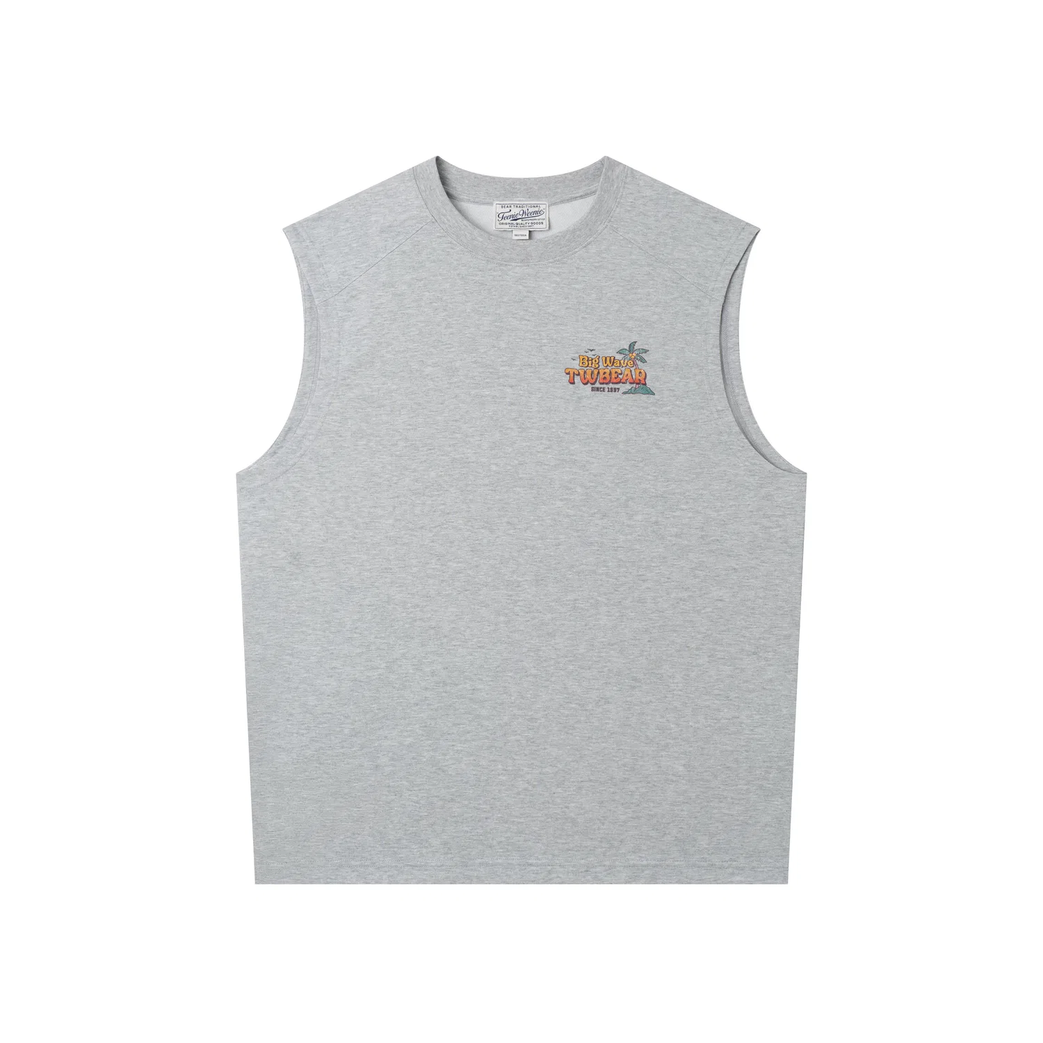 Детский топ без рукавов Teenie Weenie Men, Medium Gray