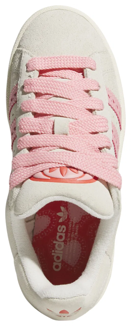 Кроссовки для девочек Campus 00s Adidas, цвет Cream/Pink/Red — фото 4