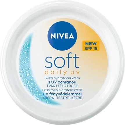 Крем дневной увлажняющий 100 мл с SPF 15 Nivea, Soft Daily UV Cream