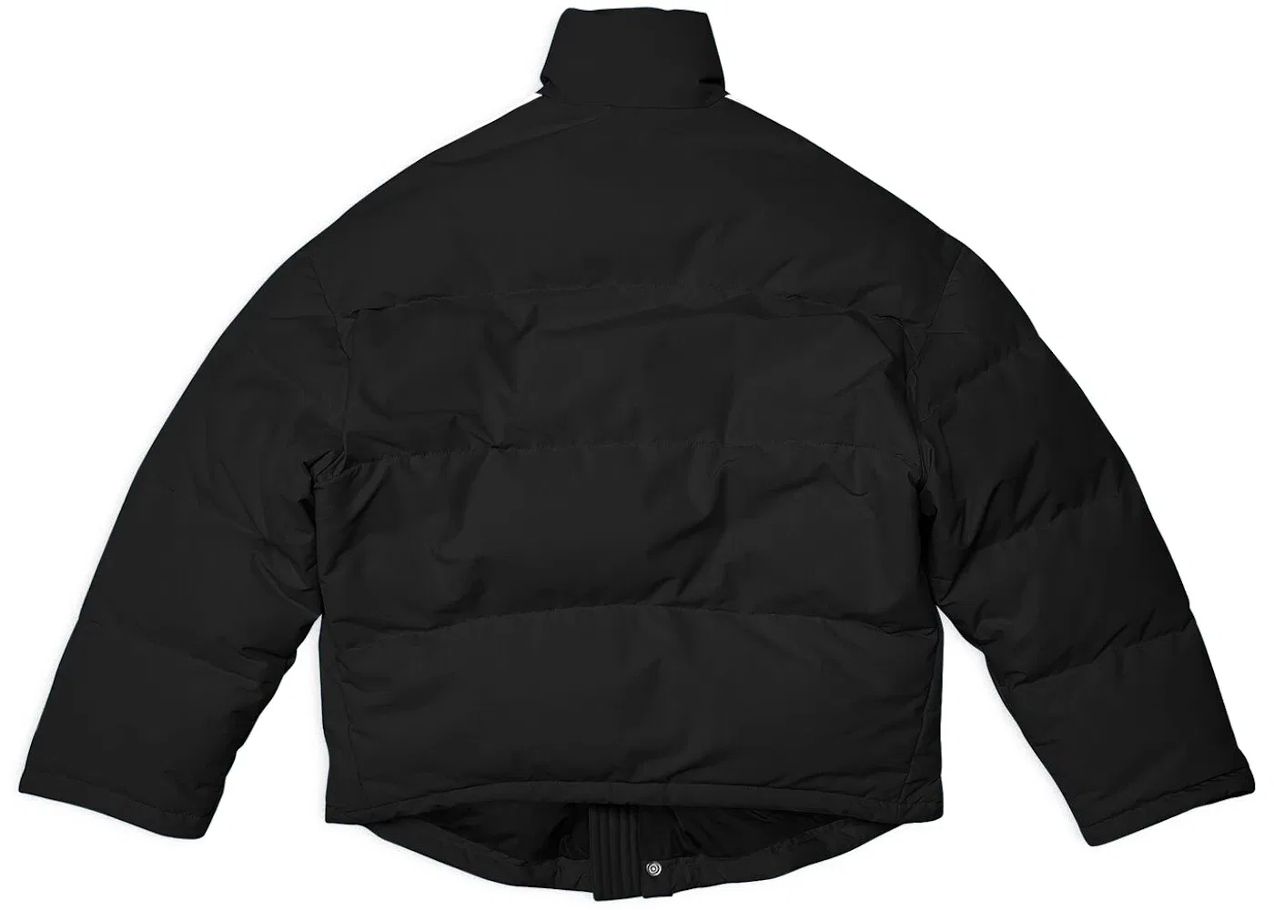 Женская пуховая куртка Balenciaga x Adidas, Black — фото 2