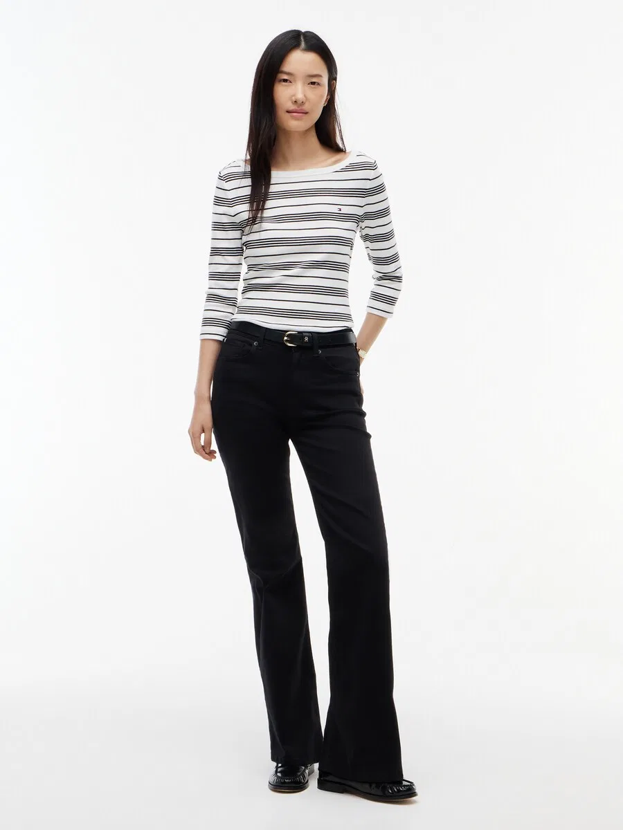Топ TOMMY HILFIGER 'Cody' белого цвета — фото 4