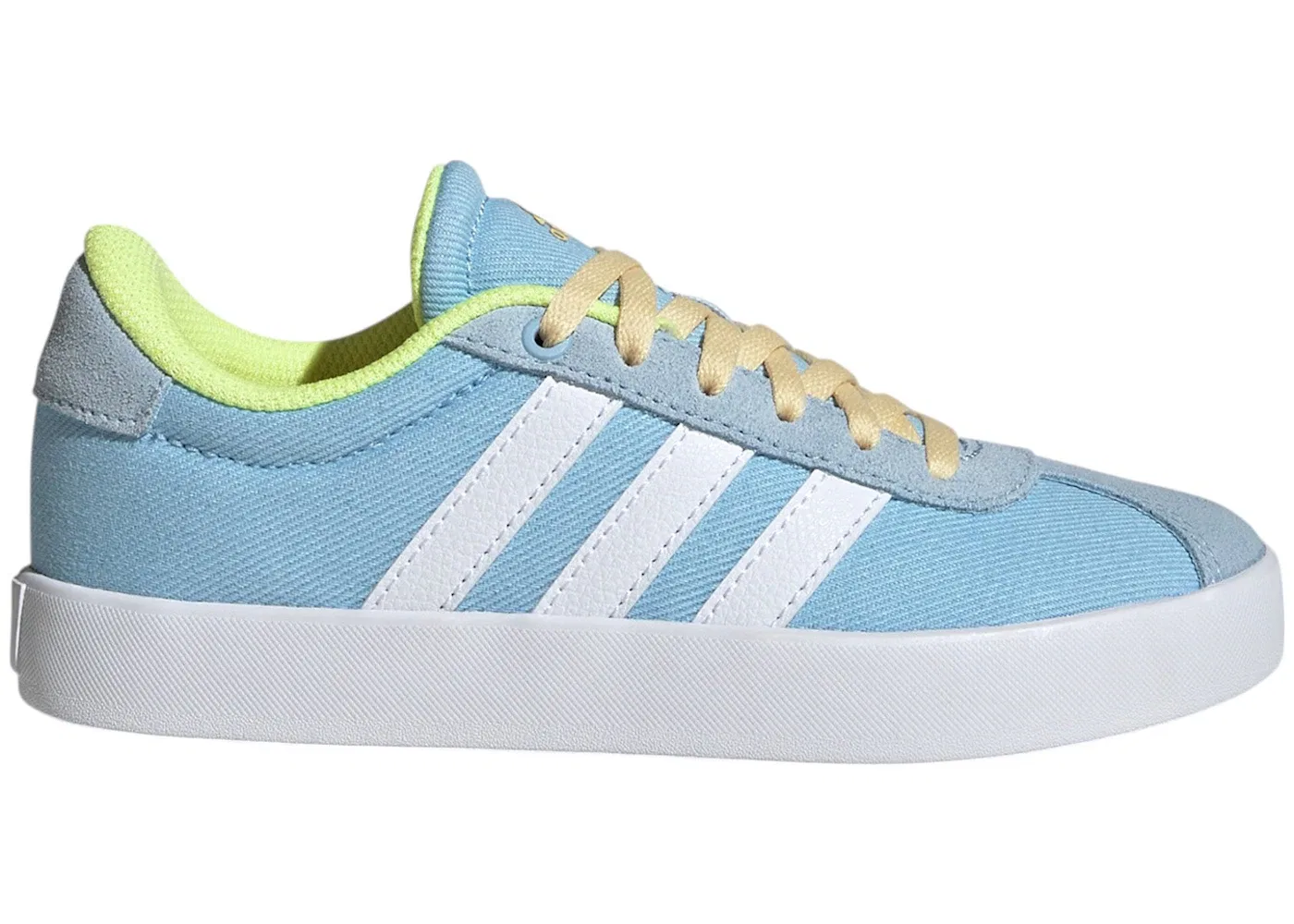 Детские кроссовки Lifestyle Adidas VL Court 3.0, Clear Sky Cloud White Hi-Res Yellow