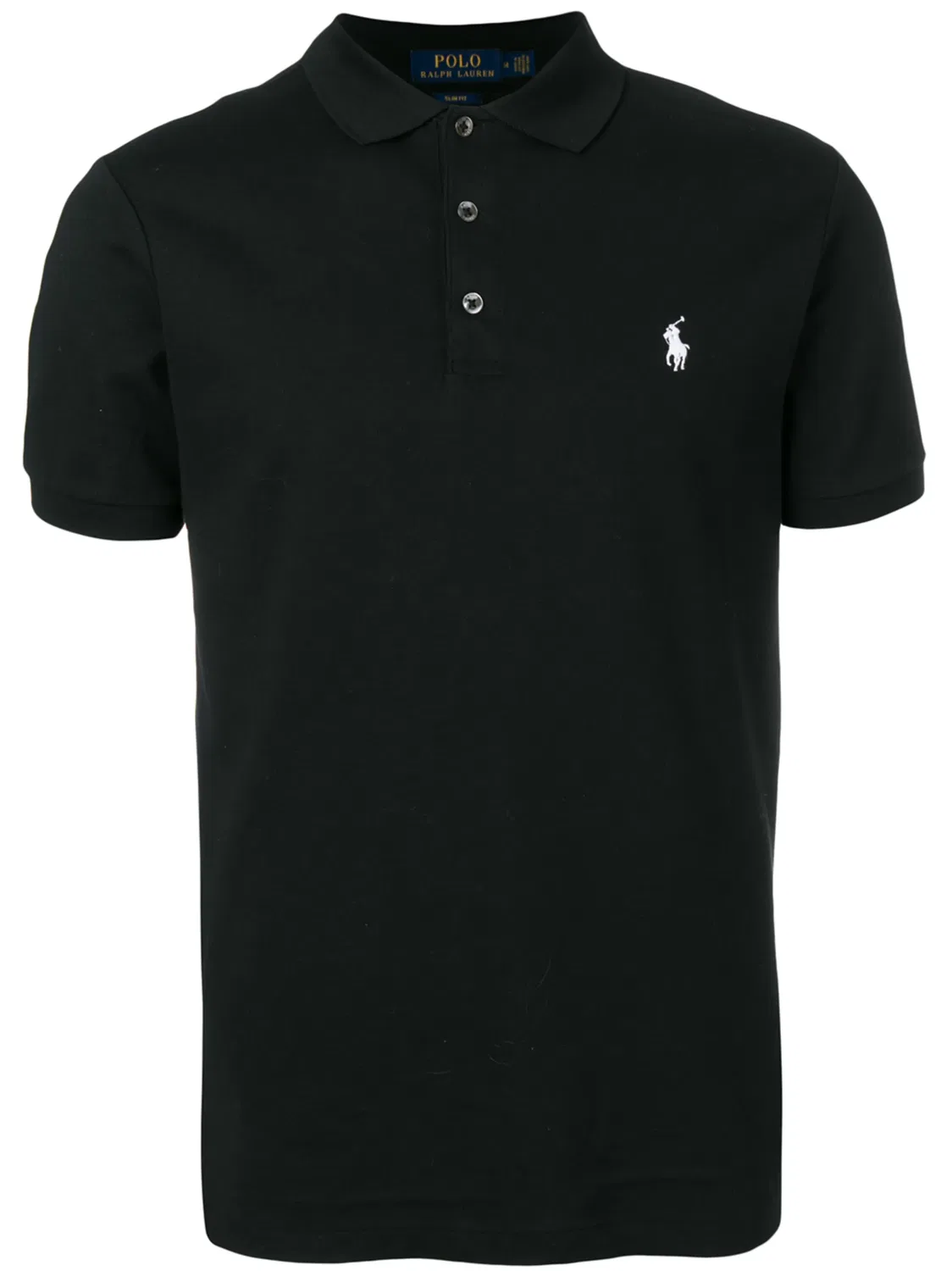 Поло с контрастным логотипом Polo Ralph Lauren, черный