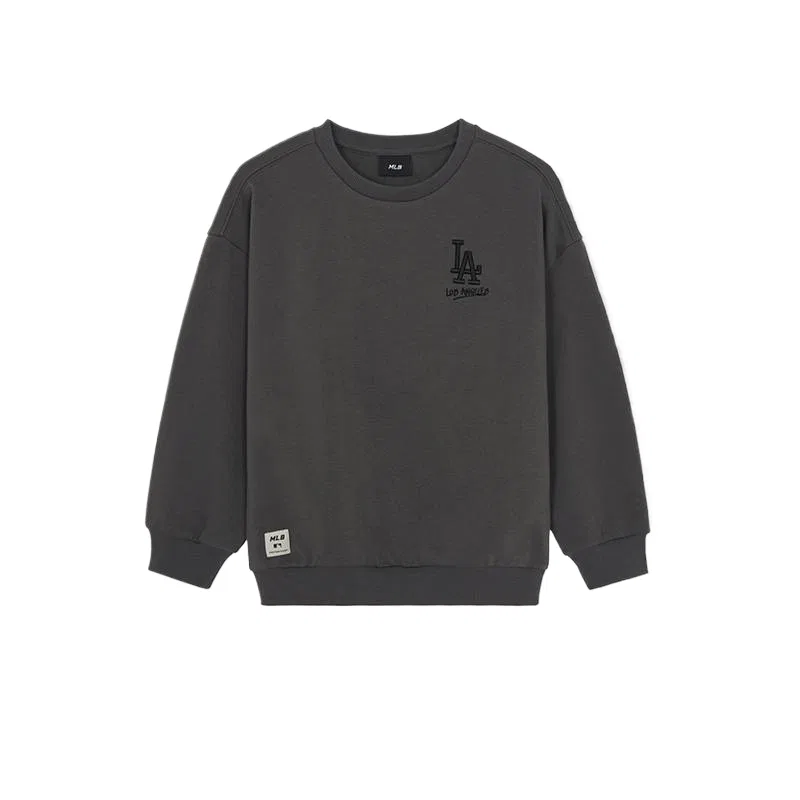 Детский свитшот с круглым вырезом Dark Gray MLB KIDS