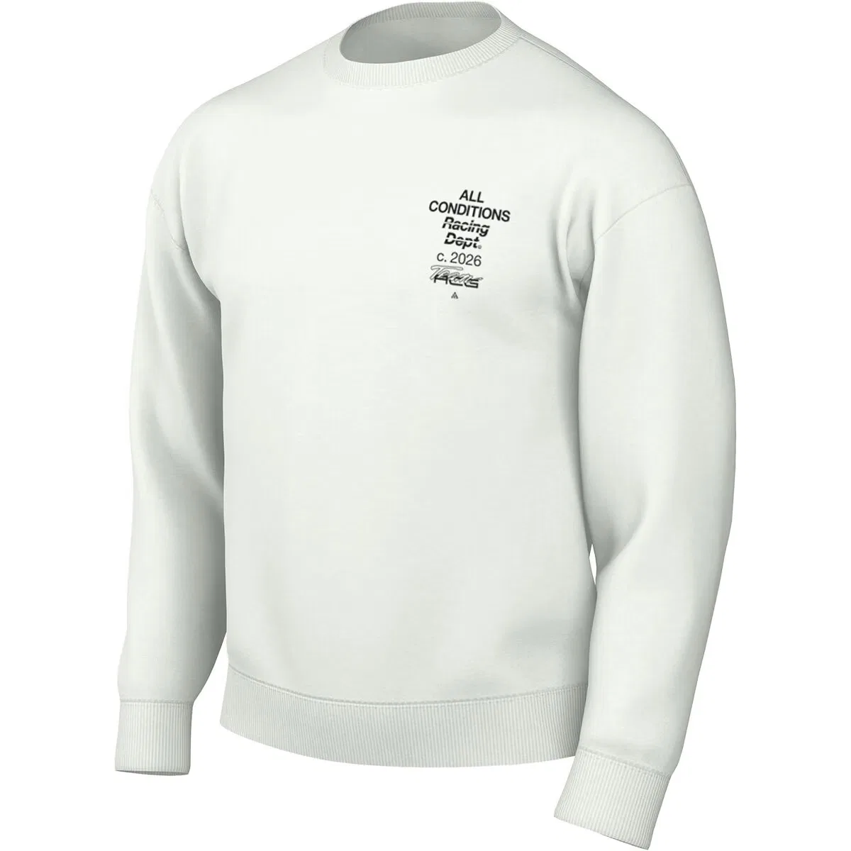 Мужское худи с водоотталкивающей пропиткой ACG Dri-FIT Racing Department Tuff Fleece Nike, Summit White/Black