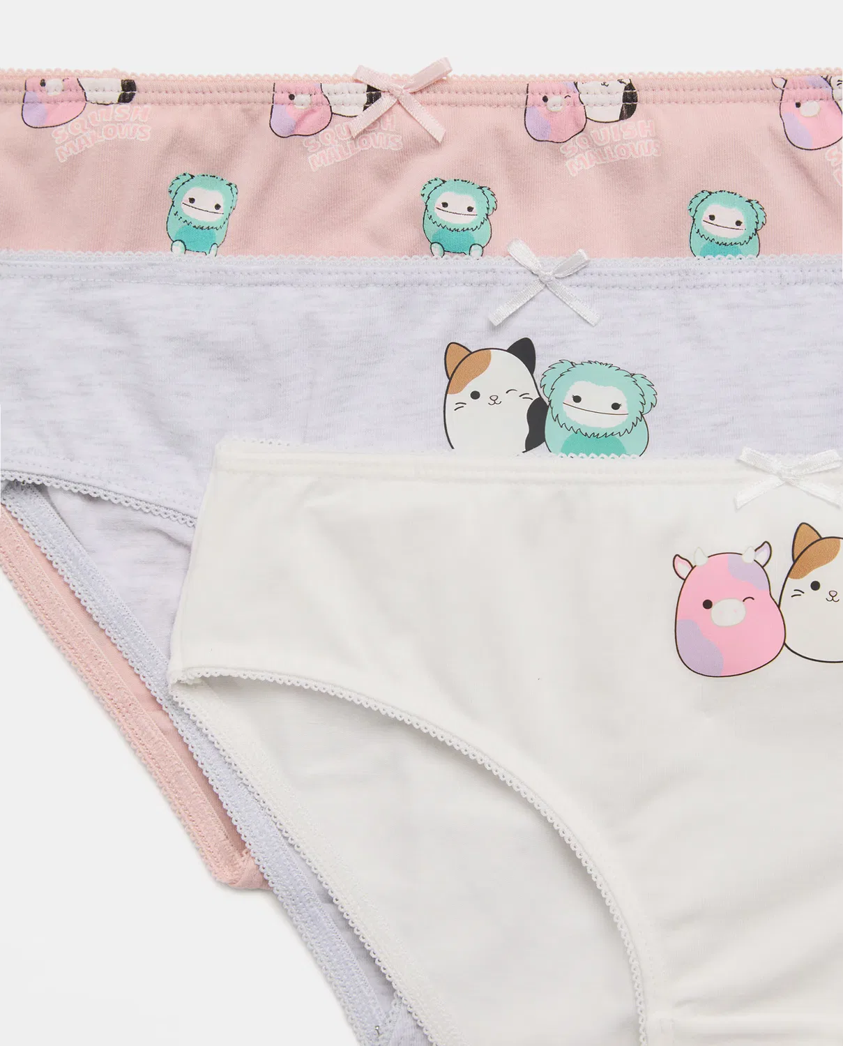 Набор, 110 см, комплект из 3 шт., Bragas Squishmallows, Cotton Juice, мультиколор — фото 3