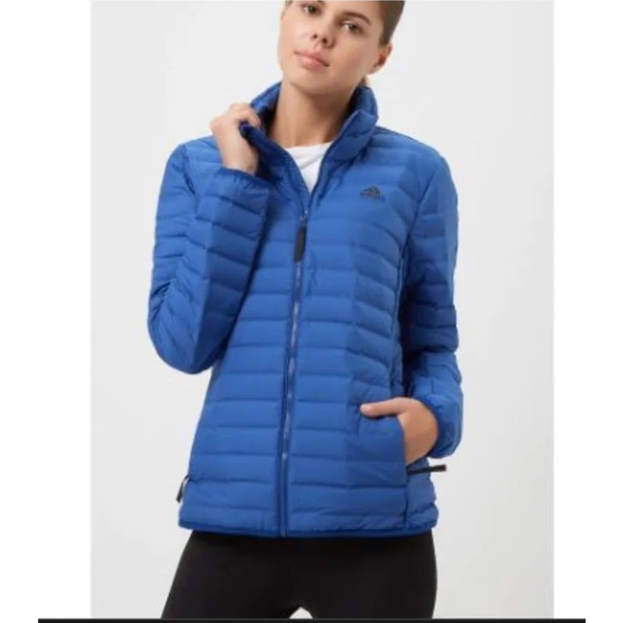 Женская куртка из 100% кожи с длинным рукавом Varilite Soft CY8728 adidas, Синий — фото 3