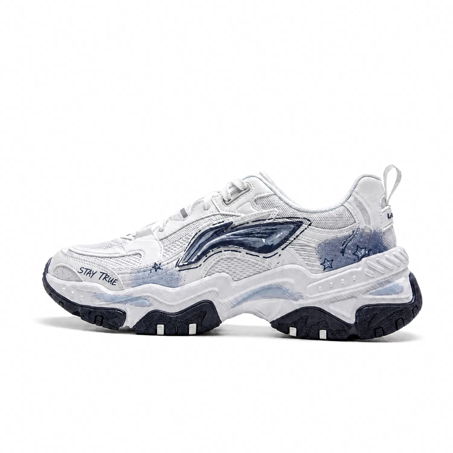 Детские кроссовки с принтом STAY TRUE Li-Ning, White