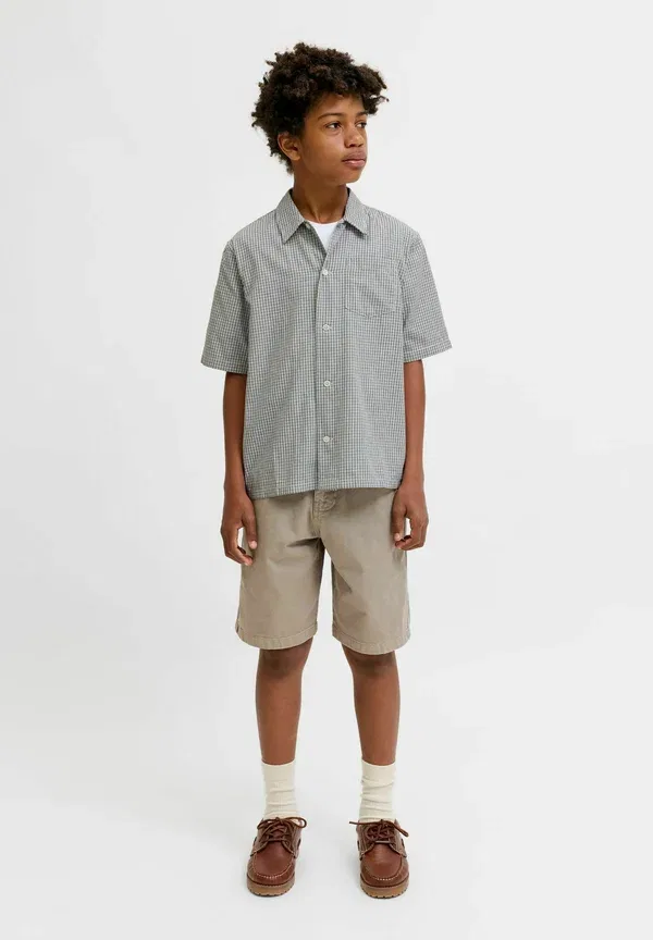 Детская рубашка Jack & Jones Junior, асфальтовый