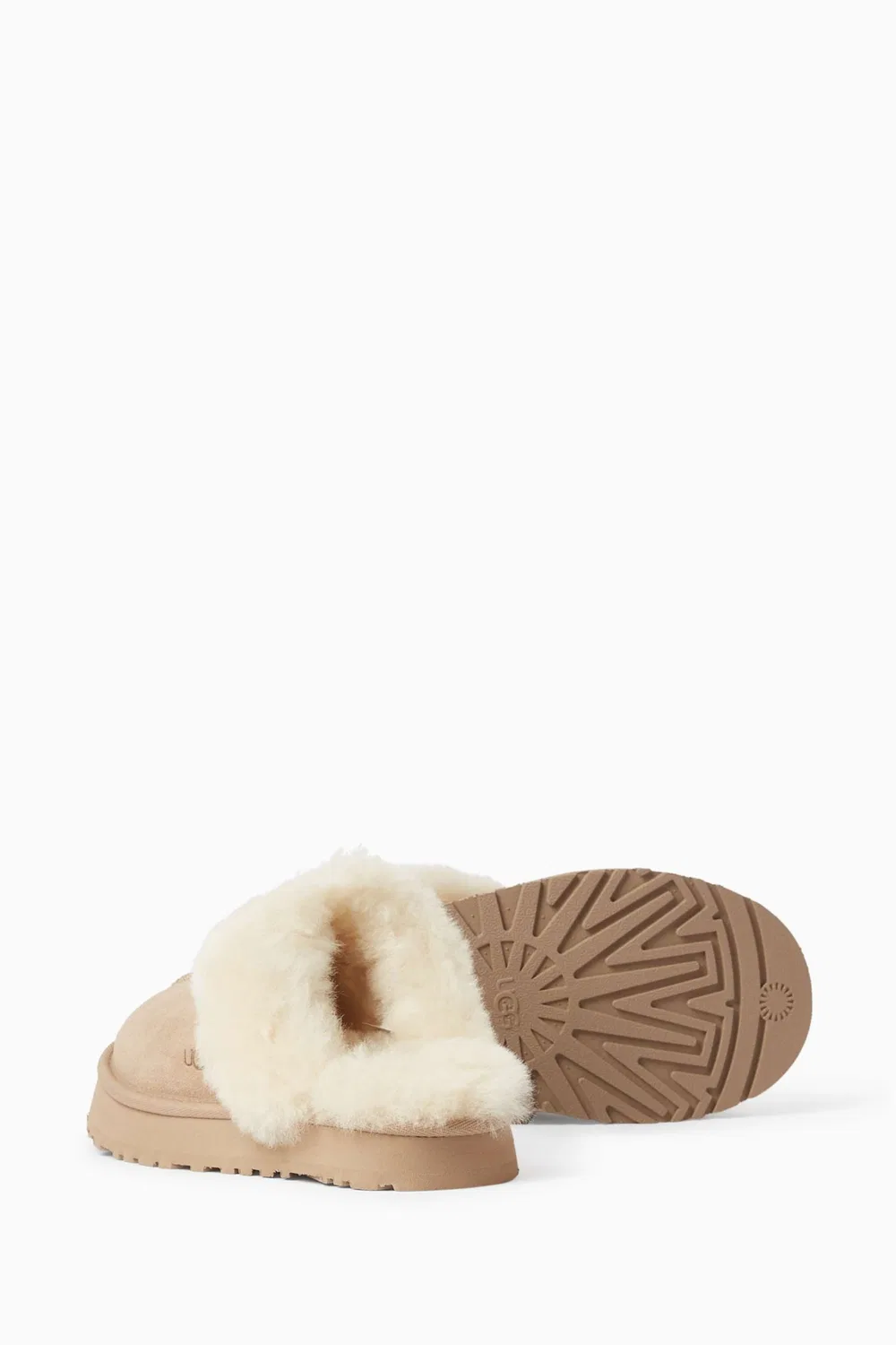 Тапочки из замши Disquette UGG, нейтральный — фото 3