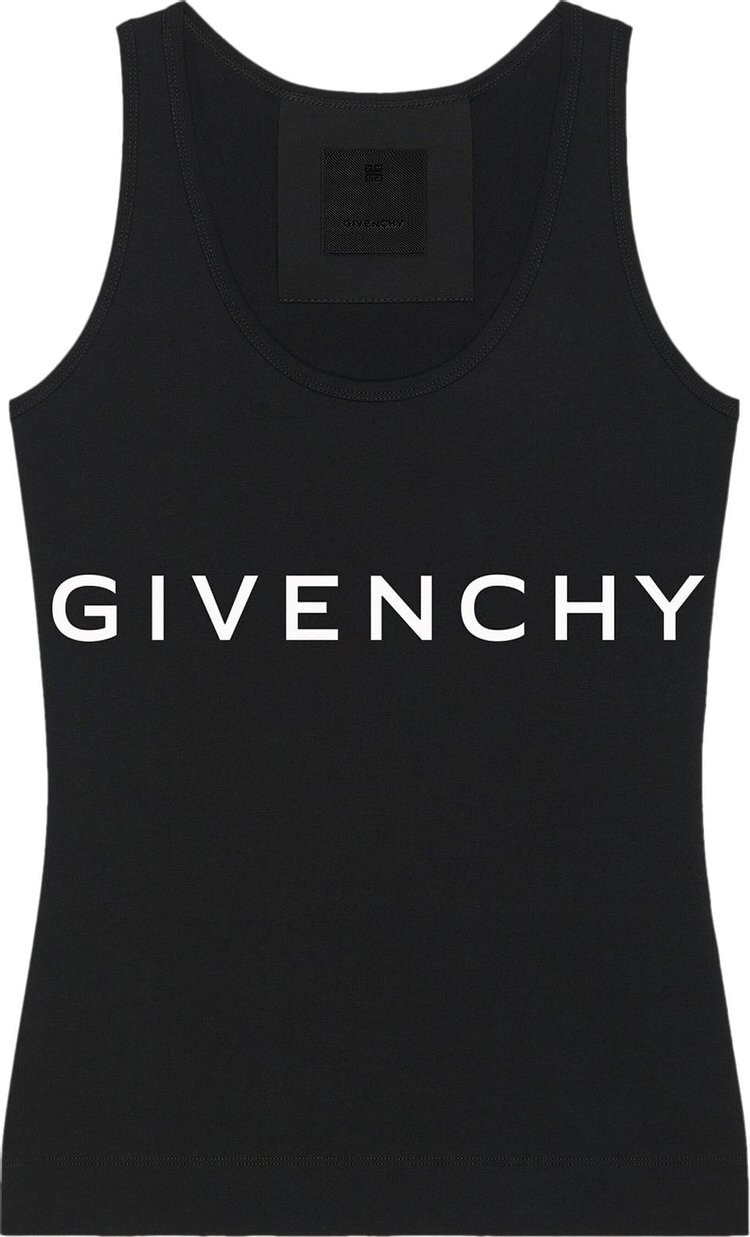 

Топ Givenchy Archetype Slim Fit Tank Top 'Black', черный