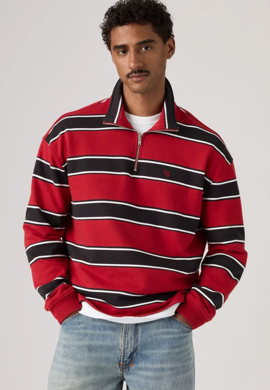 Толстовка Cameron с застежкой-молнией на четверть длины Levi'S, Hamersley — фото 4