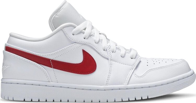 Кроссовки Wmns Air Jordan 1 Low University Red, белый