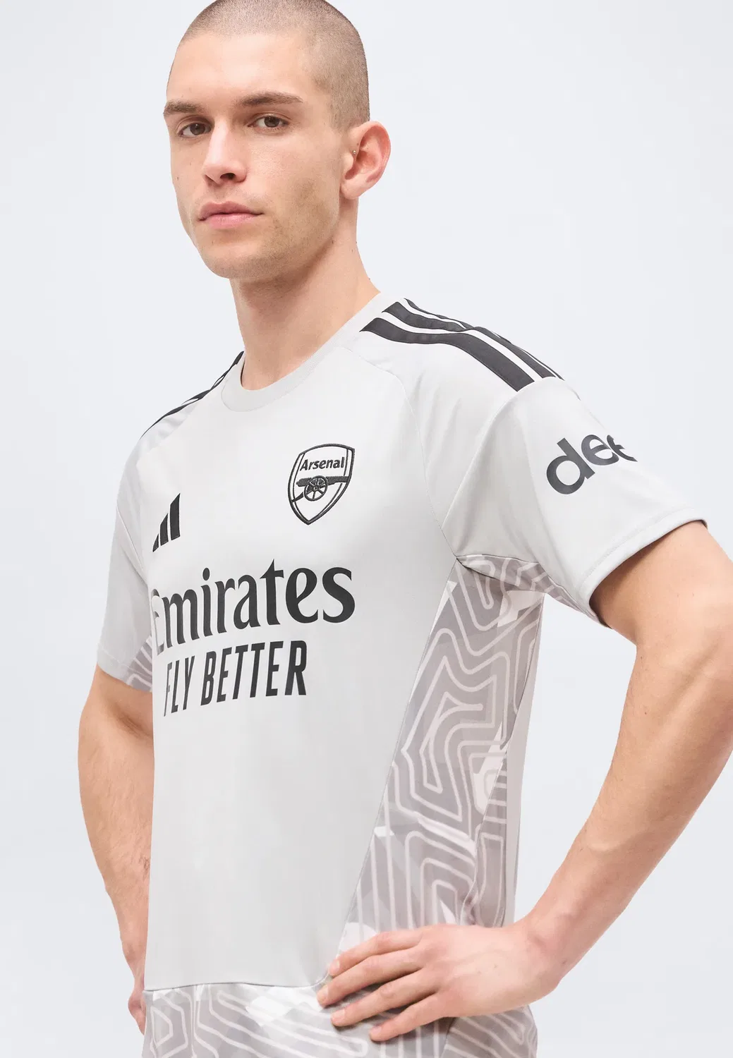 Вратарь «Арсенала» сезона 26/27 - клубная форма Adidas Performance, Grey Two — фото 4