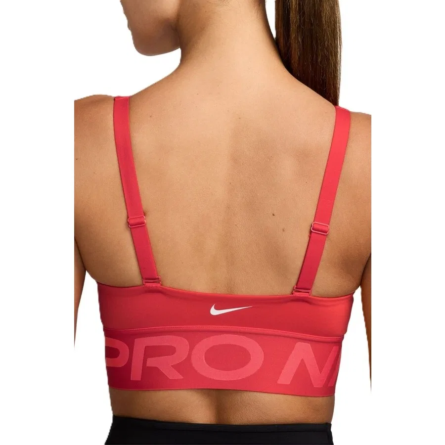 Спортивный бюстгальтер с V-образным вырезом Pro Indy Plunge-Support Bra Nike, Темно-синий — фото 3