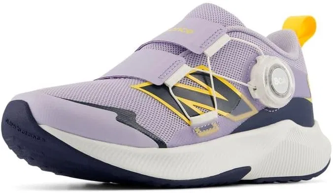 Детские кроссовки для девочек с технологией DynaSoft Reveal V4 Boa New Balance, Smoked Violet