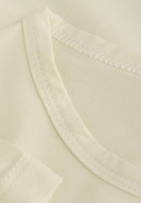 Футболка из вискозы с эластаном Minymo White, белый — фото 3