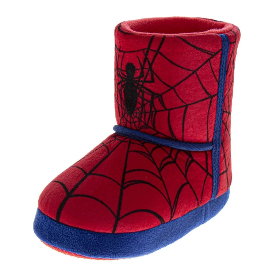 Домашние тапочки Spider-Man с дизайном Человека-паука, детские Spider-Man