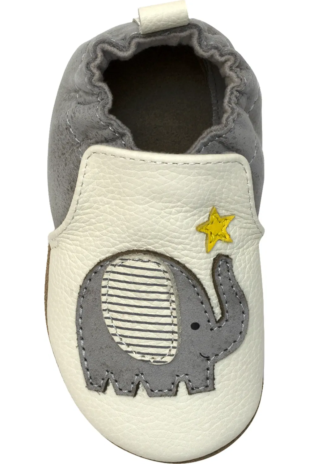 Детские кеды slip-on с рисунками Crayola Color the World Robeez, Ivory — фото 4