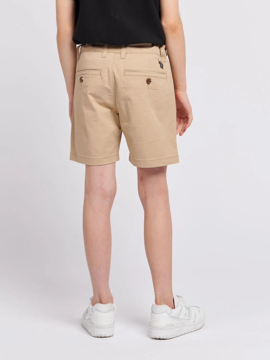 Шорты классические чинос U.S. Polo Assn., кремовый — фото 2