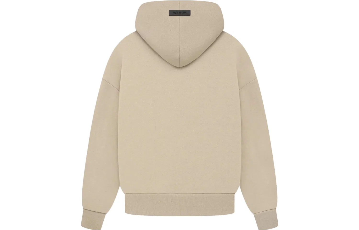 Детский свитшот с капюшоном Fear Of God Essentials, Beige Gray — фото 3