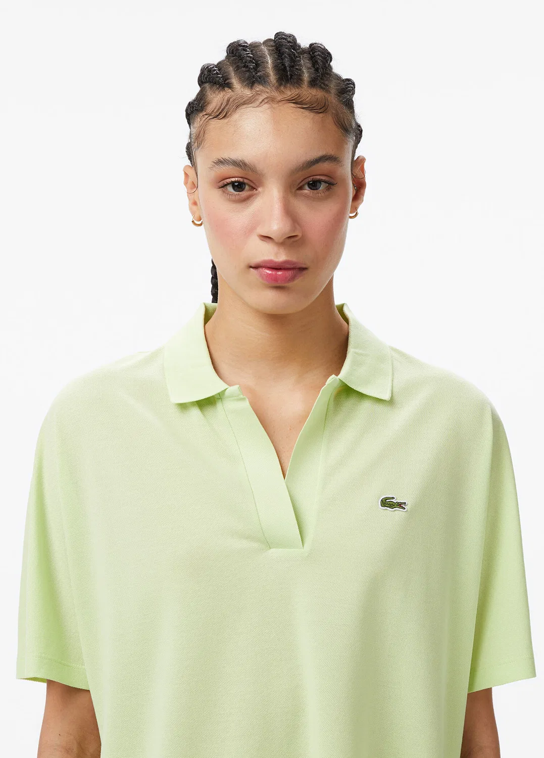 Футболка поло Lacoste Relaxed Fit, желтый — фото 2